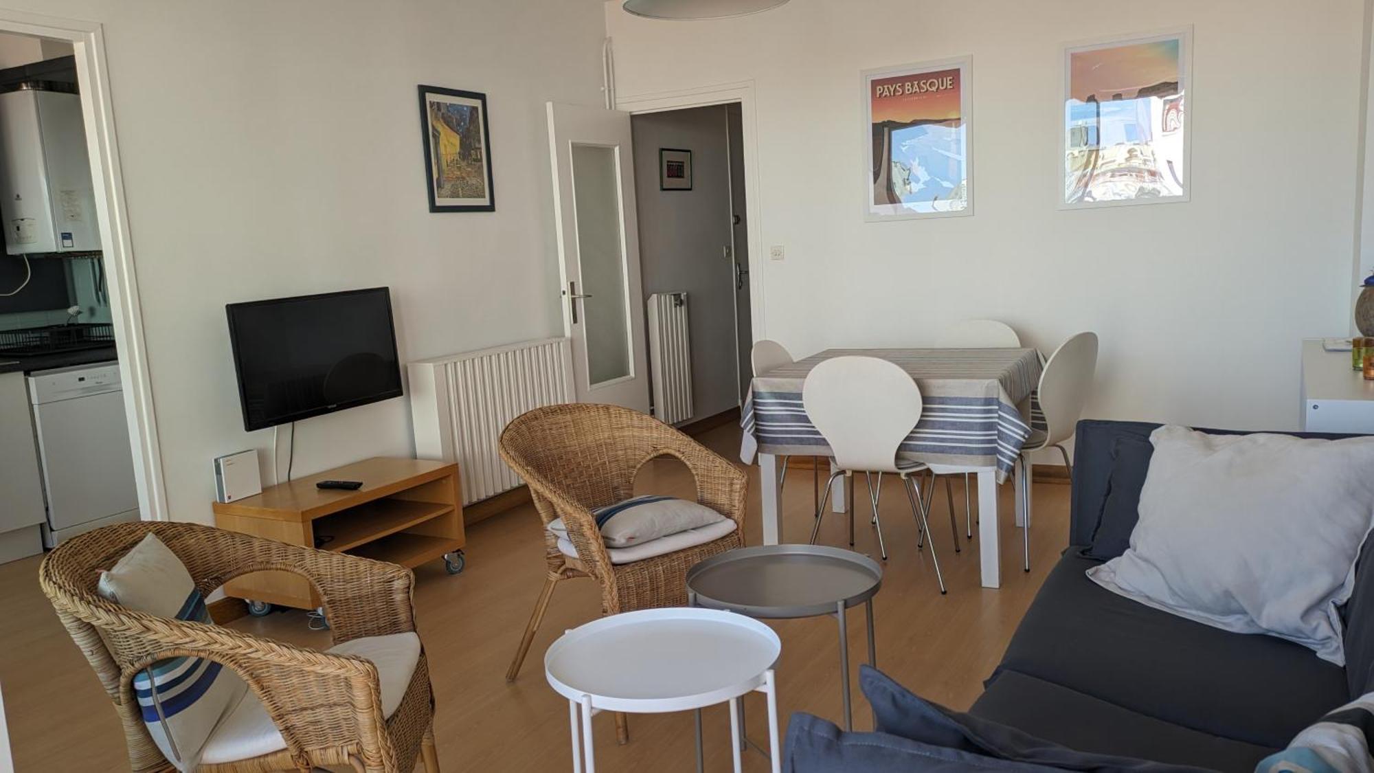 Appartement 3 Pieces Au Coeur D'Hendaye Plage 外观 照片